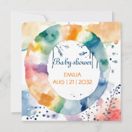 Schattige BOHO Baby shower Custom Save The Date
