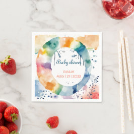 Schattige BOHO Baby shower Custom Servet
