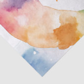 Schattige BOHO Baby shower Custom Tissuepapier (Detail)