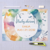 Schattige BOHO Baby shower Custom Tissuepapier (Craft)