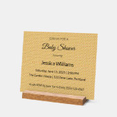 Schattige Boho Baby shower Genderneutraal,  Acryl Bord (Hoek)