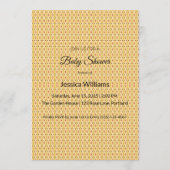 Schattige Boho Baby shower Genderneutraal,  Advieskaart (Achterkant)