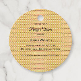 Schattige Boho Baby shower Genderneutraal,  Bedankjes Labels