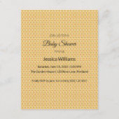 Schattige Boho Baby shower Genderneutraal, Informatiekaartje (Achterkant)