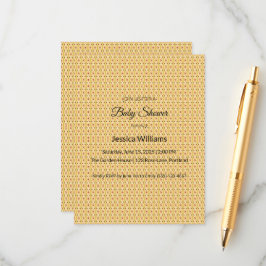 Schattige Boho Baby shower Genderneutraal,  Informatiekaartje