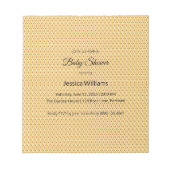 Schattige Boho Baby shower Genderneutraal, Notitieblok (Voorkant)