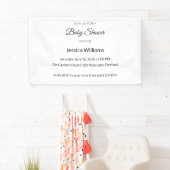 Schattige Boho Baby shower Genderneutraal, Spandoek (Insitu)