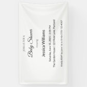 Schattige Boho Baby shower Genderneutraal, Spandoek (Verticaal)