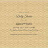 Schattige Boho Baby shower Genderneutraal,  Sticker (Voorkant)