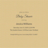 Schattige Boho Baby shower Genderneutraal,  Sticker (Voorkant)