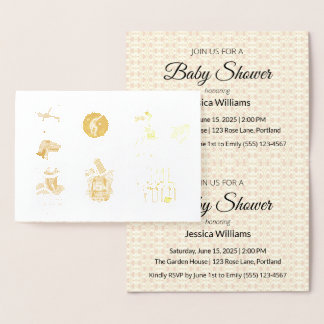 Schattige Boho Baby Shower UPDATE Folie Kaarten