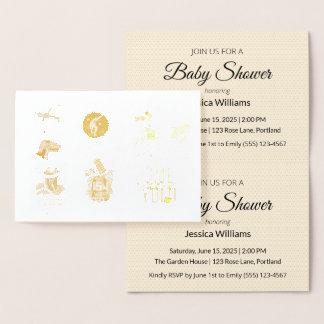 Schattige Boho Baby Shower UPDATE Folie Kaarten