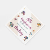 Schattige boho champignons Baby shower Servet (Hoek)