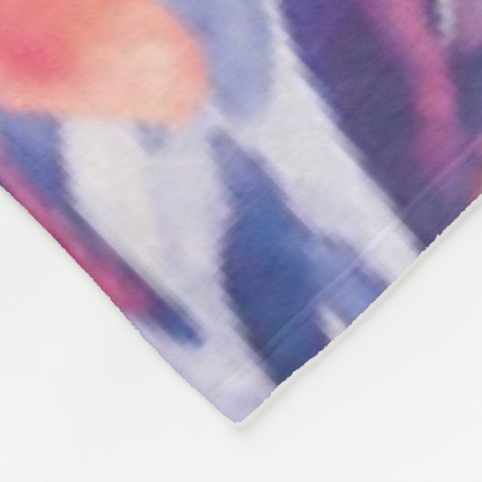 Schattige BoHo-Chic bloemontwerp Fleece Deken (Hoek)