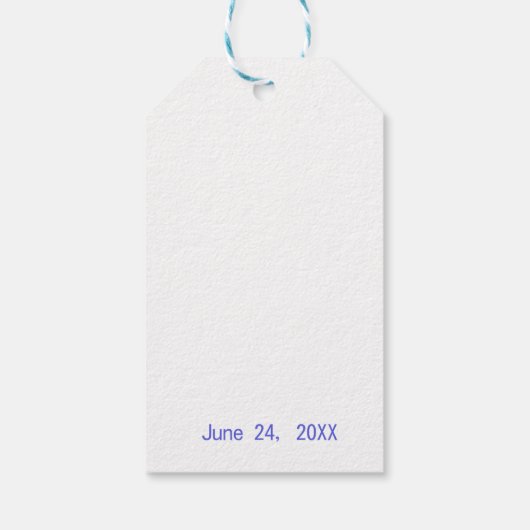 Schattige Boho Chic Lollipops-Baby shower Cadeaulabel (Achterkant)