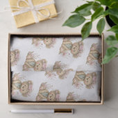 Schattige Boho Dieren Verjaardagsfeest Tissuepapier (Geschenk)