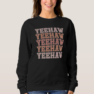 Schattige Boho Esthetische Cowgirl Country Muziek  Trui