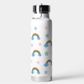 Schattige Boho Griljige Regenboog Meisjes Waterfles (Rechts)