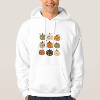 Schattige Boho Herfst Pompoenen Hoodie