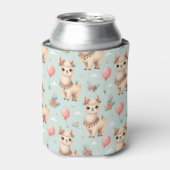 Schattige Boho Lama Blikjeskoeler (Blikje Voorkant)