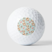 Schattige Boho Lama Golfballen (Voorkant)
