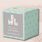 Schattige Boho Llama baby shower Bedankdoosjes