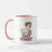 Schattige Boho Moeder woordkunst gans Mok (Links)