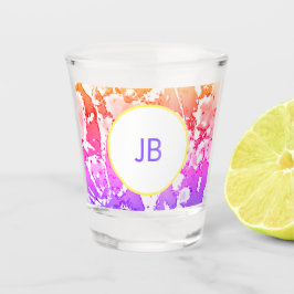 Schattige Boho Ombre Monogram Schotglas Shot Glas