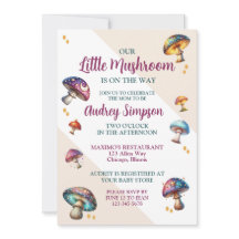 Schattige boho paddenstoelen Baby Shower