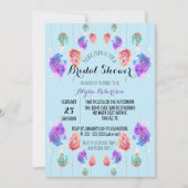 Schattige Boho Pastel Waterverf Foliage Vrijgezell Kaart (Voorkant)