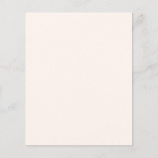 Schattige Boho Retro Bloemige Bruidsfeest Advies B (Achterkant)