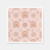 Schattige Boho Seamless Pattern Servet (Voorkant)