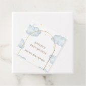 Schattige Boho Star Cloud Arch Boy Baby shower Bedankjes Labels (In situ)