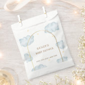 Schattige Boho Star Cloud Arch Boy Baby shower Bedankzakje (Geknipt)