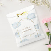 Schattige Boho Star Cloud Arch Boy Baby shower Bedankzakje (Gezegeld)