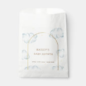 Schattige Boho Star Cloud Arch Boy Baby shower Bedankzakje (Voorkant)