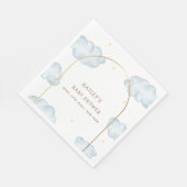 Schattige Boho Star Cloud Arch Boy Baby shower Servet (Hoek)