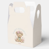 Schattige Boho Teddybeer Verjaardagsfeestje Bedankdoosjes (Geopend)