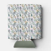 Schattige Boho Waterverf Wildflower Baby shower Cu Blikjeskoeler (Achterkant)