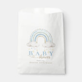 Schattige Boho Whimsical Rainbow Boy Baby shower Bedankzakje (Voorkant)