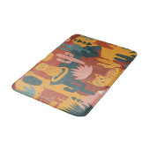 Schattige Boho Woestijnkatten Cactus Succulent Pat Badmat (Gekanteld)