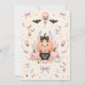 Schattige Boo Bash Halloween-feest Kaart (Achterkant)