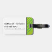 Schattige Boo-Boo-Beer Bagagelabel (Achterkant horizontaal)