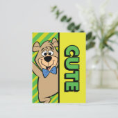 Schattige Boo-Boo-Beer Briefkaart (Staand voorkant)