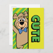 Schattige Boo-Boo-Beer Briefkaart (Voorkant / Achterkant)