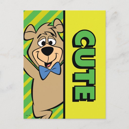 Schattige Boo-Boo-Beer Briefkaart (Voorkant)