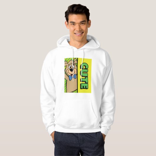 Schattige Boo-Boo-Beer Hoodie (Voorkant volledig)