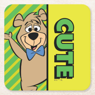 Schattige Boo-Boo-Beer Kartonnen Onderzetters