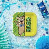 Schattige Boo-Boo-Beer Papieren Bordje (Feest)