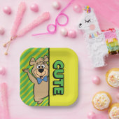 Schattige Boo-Boo-Beer Papieren Bordje (Feest)